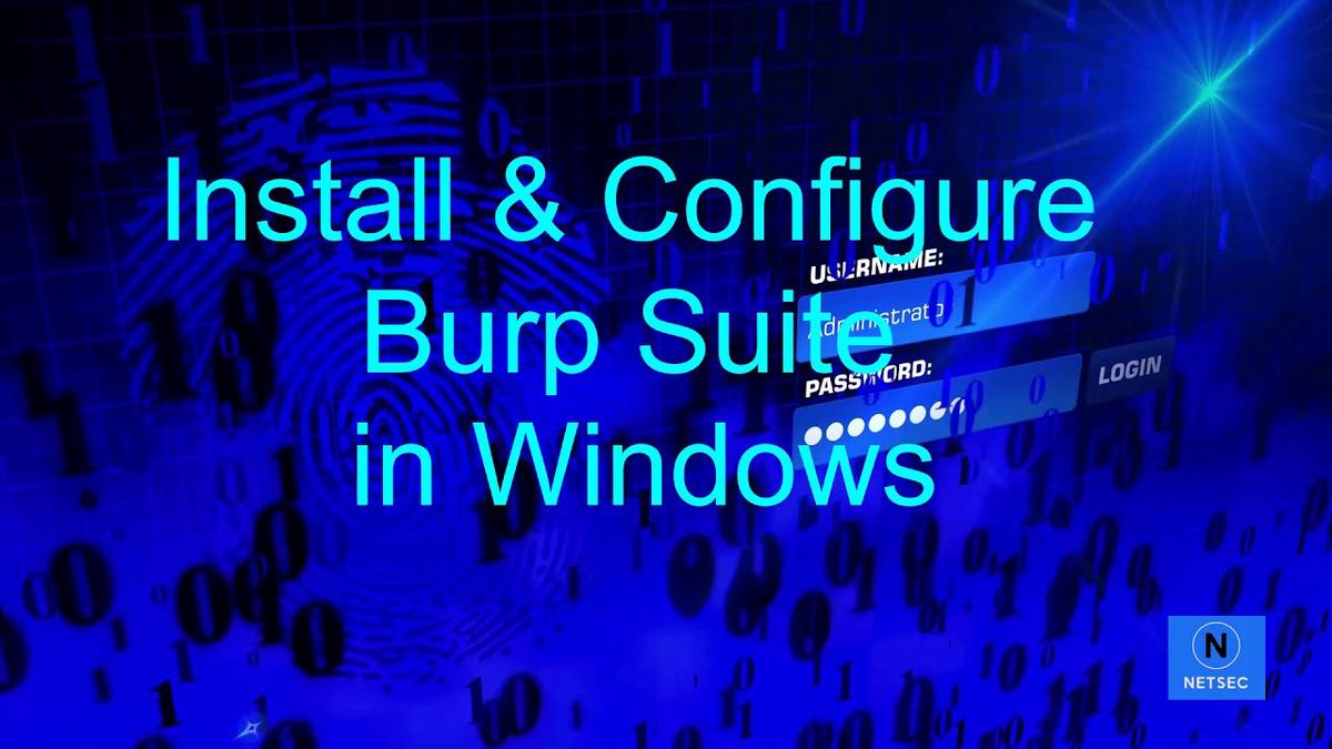 'Video thumbnail for Install and Configure Burp Suite from Beginning'